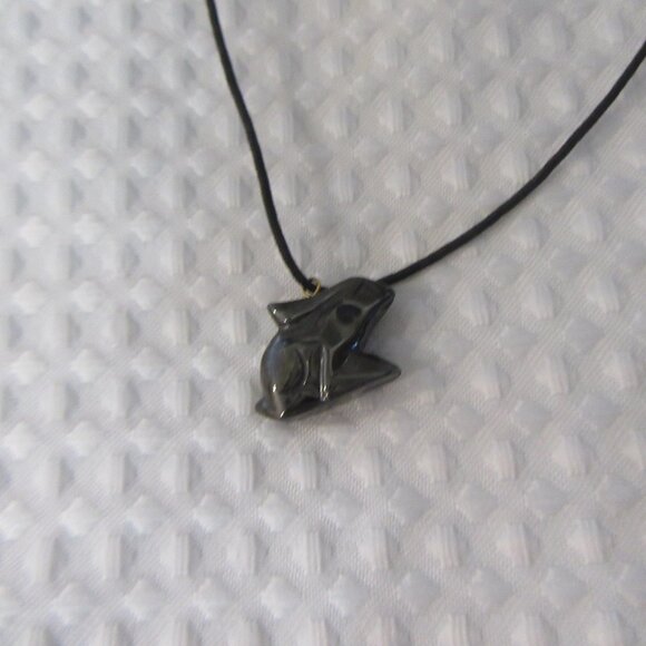 BLACK Bunny HEMATITE gemstone - Picture 6 of 7
